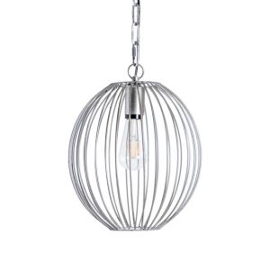 STEEL MEDIUM WIRE SPHERE CEILING PENDANT