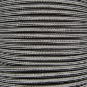 Grey 3 Core 0.75mm Round Braided Flex Per 1 Metre