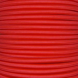 Red 3 Core 0.75mm Round Braided Flex Per 1 Meter
