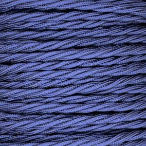 Blue 3 Core 0.5mm Twisted Flex Per 1 Metre