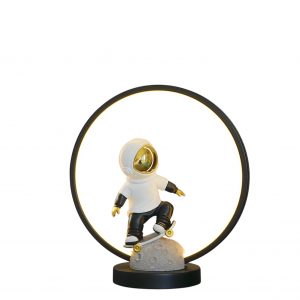 Astronaut Bedside Lights - Skate Board White